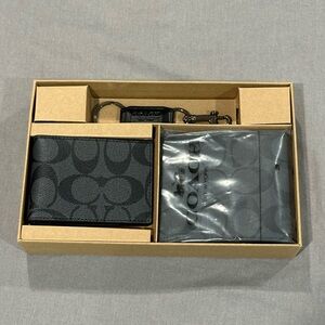 Black coach wallet brand new never used